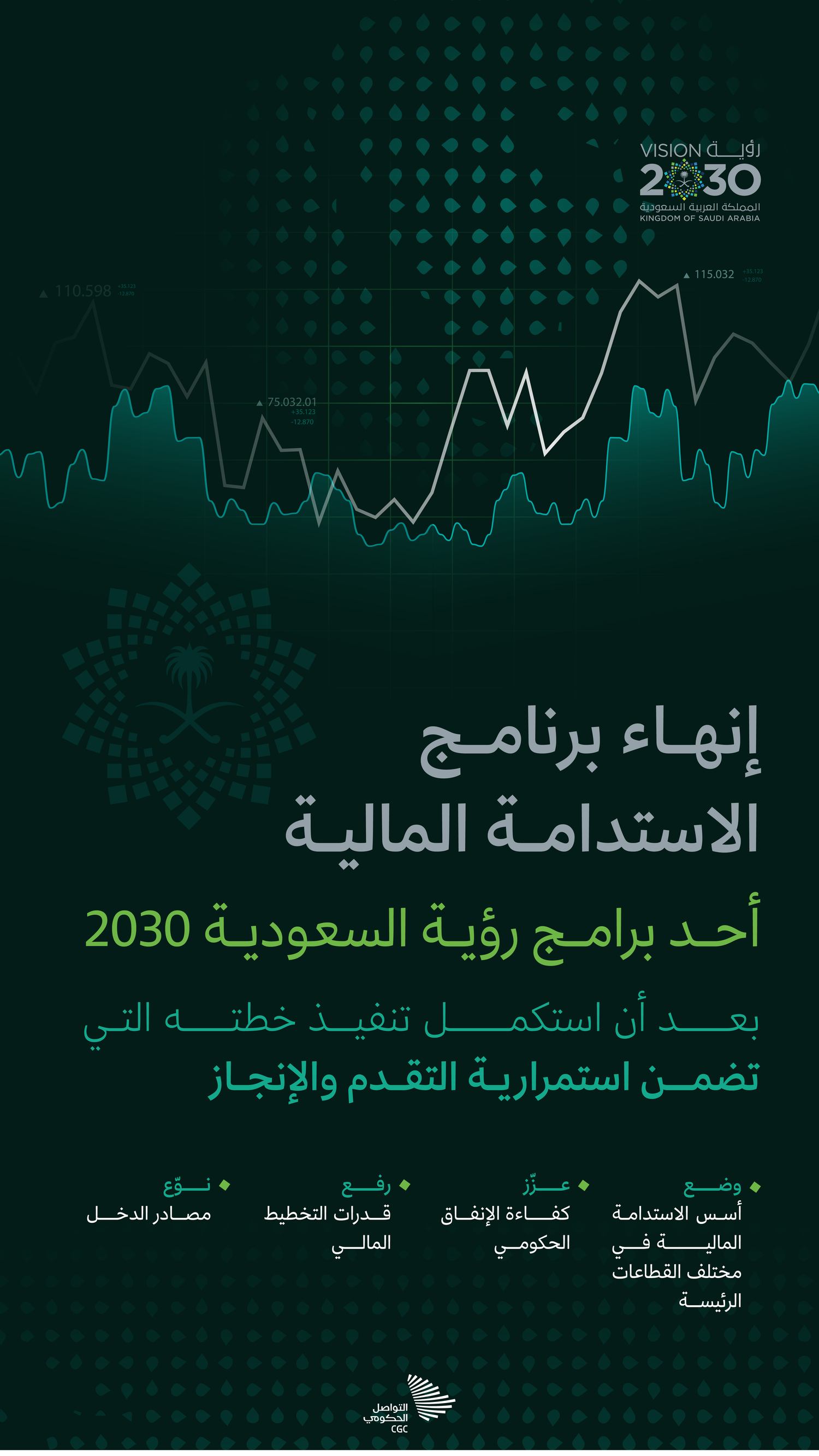 إنهاء برنامج الاستدامة المالية