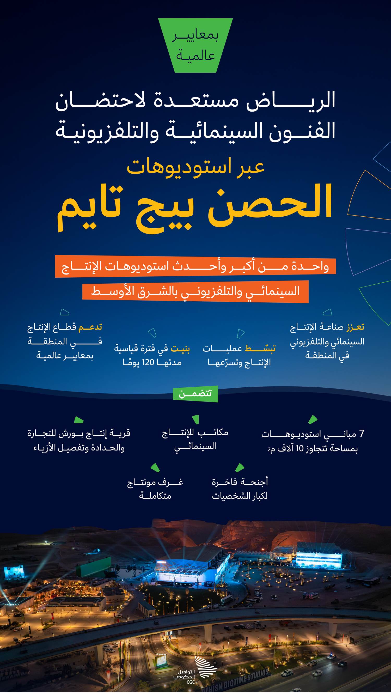 الرياض مستعدة لاحتضان الفنون السينمائية والتلفزيونية