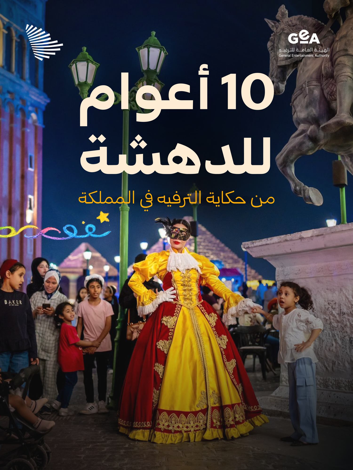 10 أعوام للدهشة — من حكاية الترفيه في المملكة